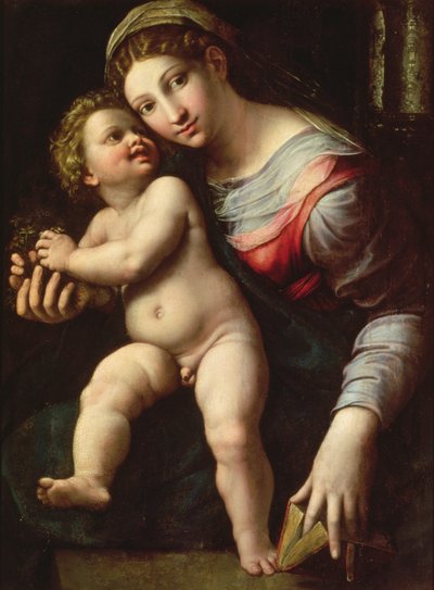 Madonna und Kind, ca. 1530-40 von Giulio Romano
